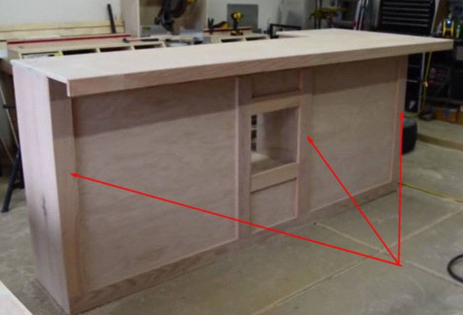 Барная стойка каркас из профиля