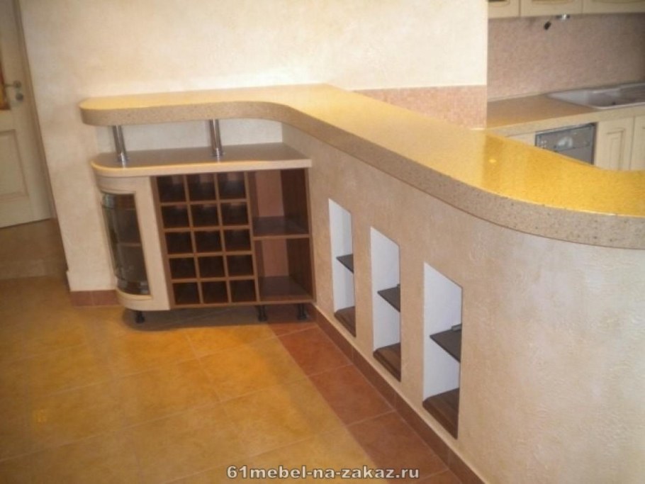 Барная стойка из ГКЛ