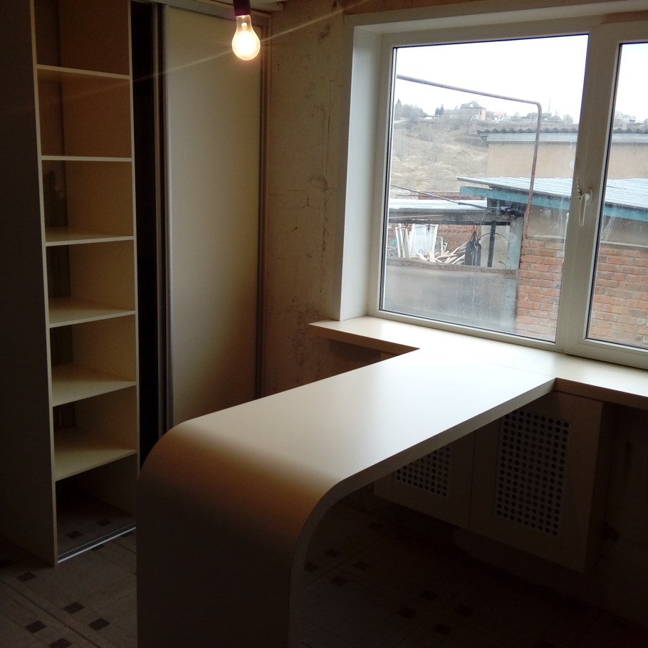 Барная стойка радиусная своими руками