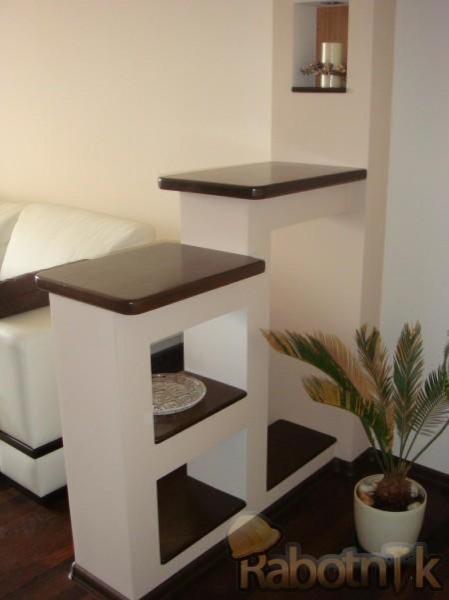 Барный стол из гипсокартона