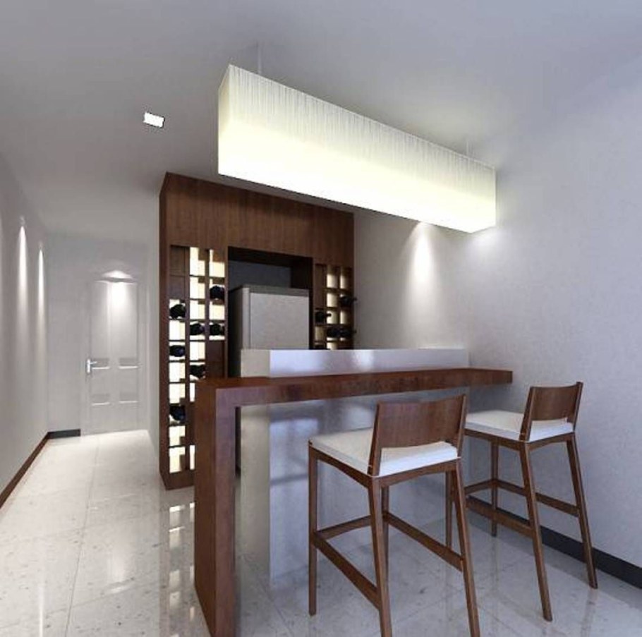 Барная стойка с 3д панелями