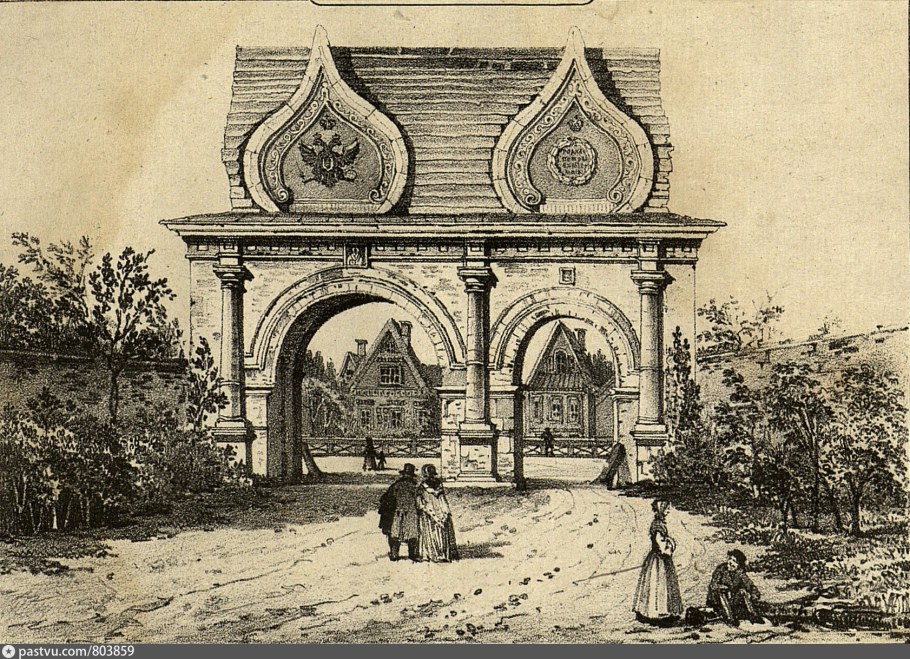 Коломенское Гравюры 17 век