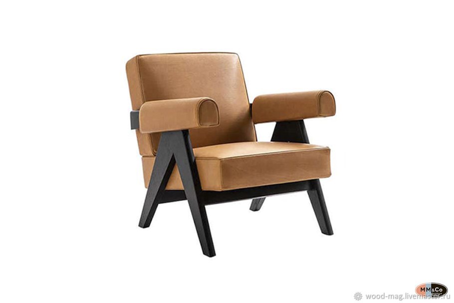 Pierre Jeanneret 053 Capitol Complex Armchair by Cassina