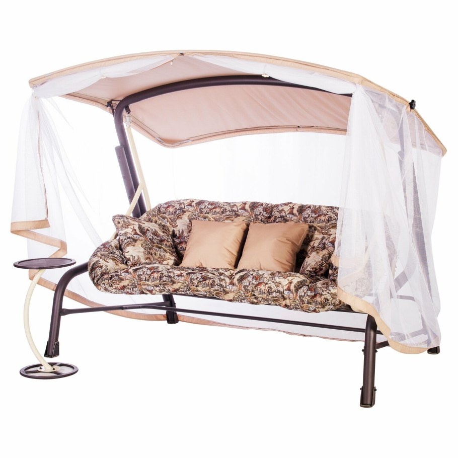 Садовые качели удачная мебель Версаль шоколад