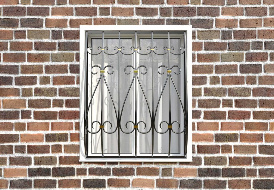 Металлические решетки на окна для дачи