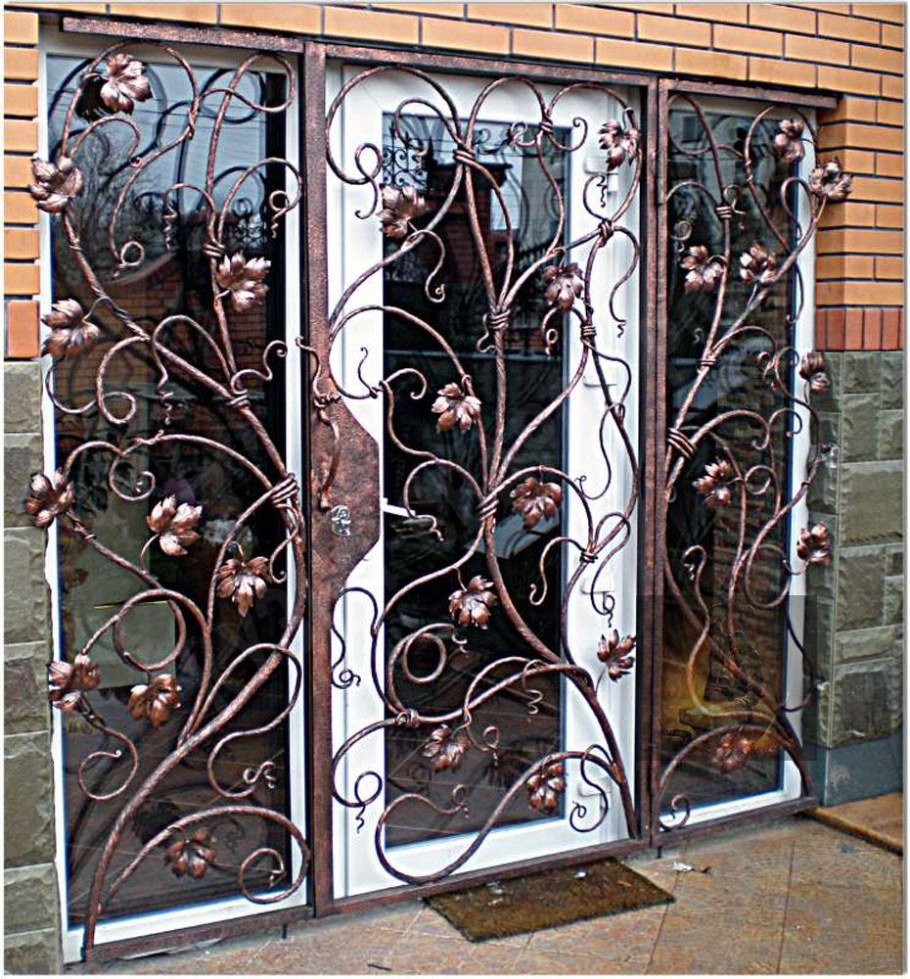 Художественная ковка решетки