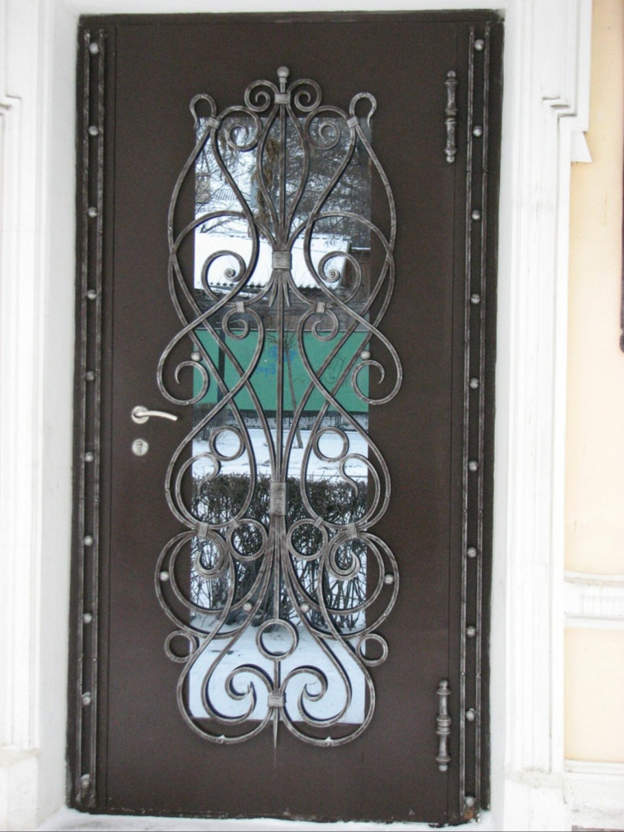 Художественная ковка двери
