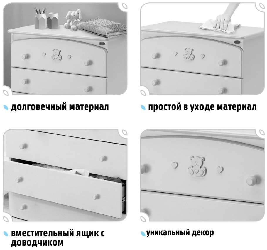 Пеленальный комод Nuovita affetto