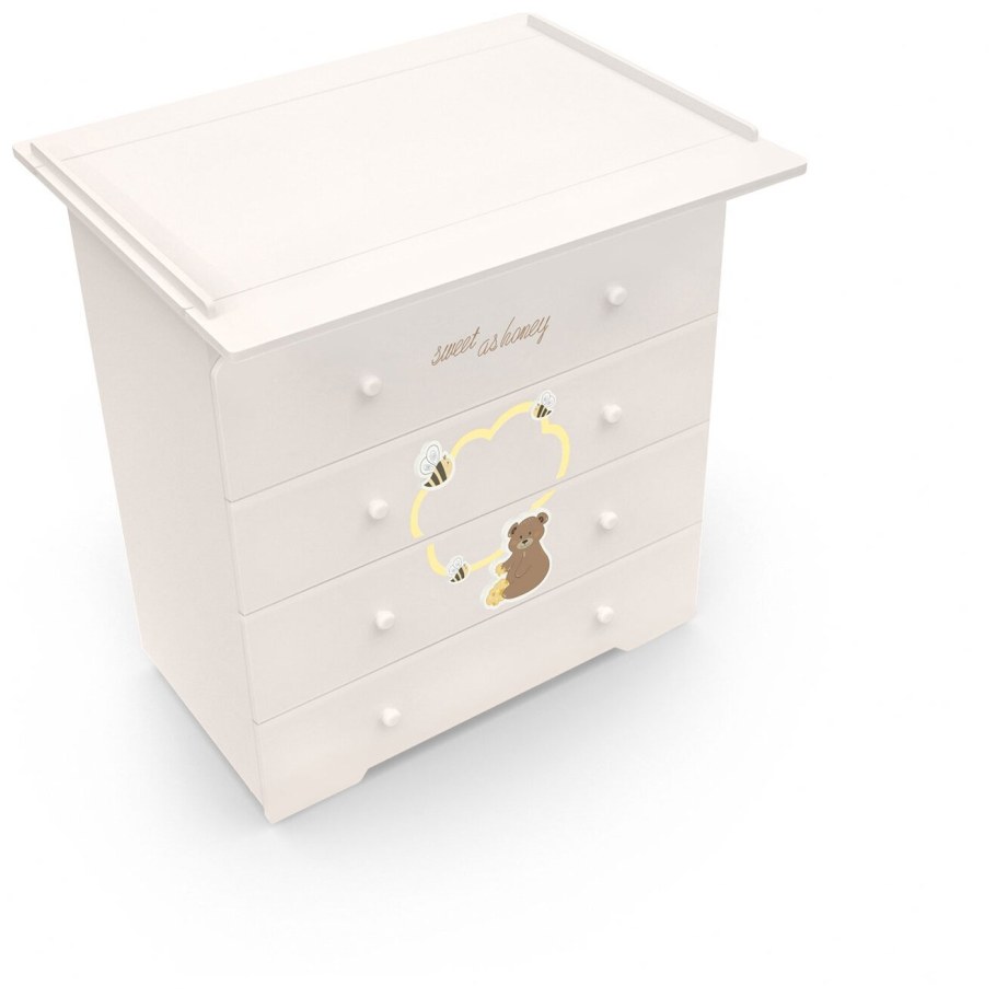 Пеленальный комод с короной