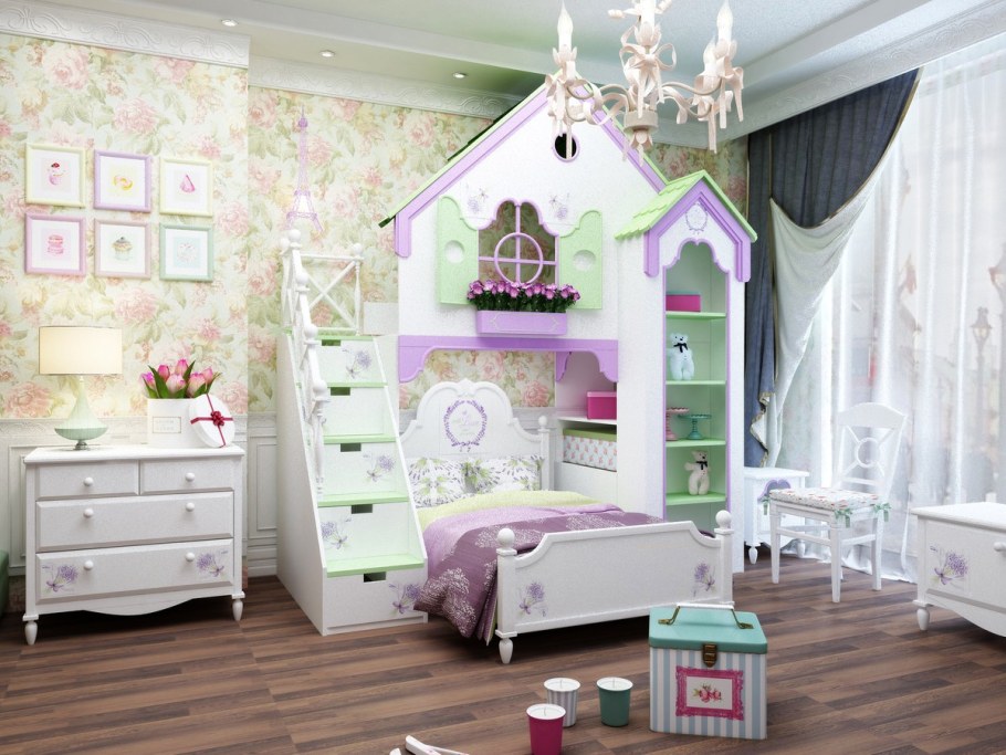 Детская комната для девочки Париж