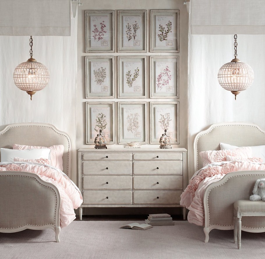 Комната для девочки в стиле Кантри