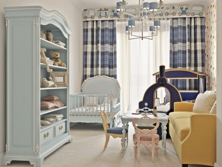 Комната для мальчика в классическом стиле