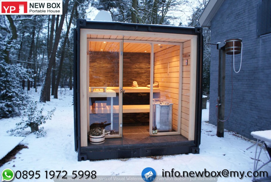 Баня в контейнере 40 футов