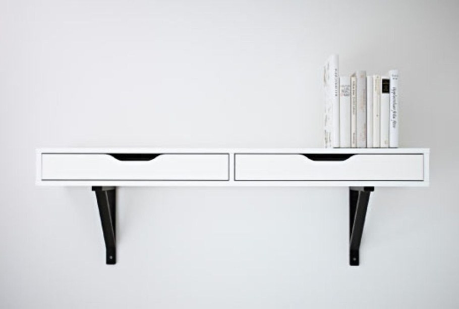 ЭКБИ Алекс полка с ящиками ikea