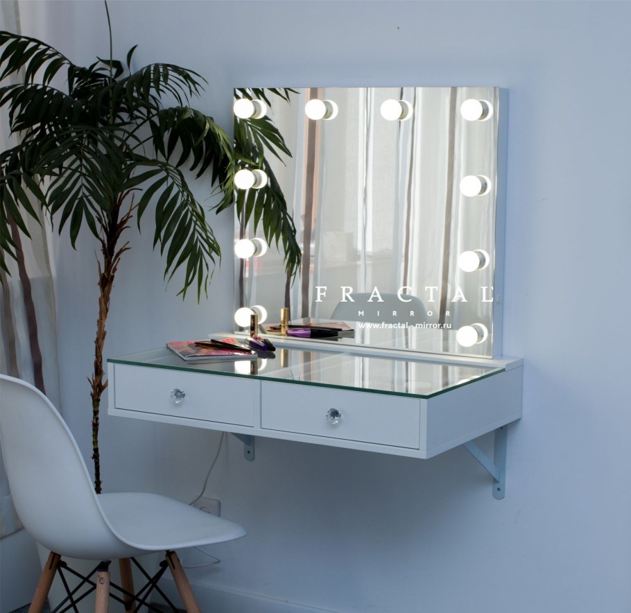 Подвесная консоль с зеркалом