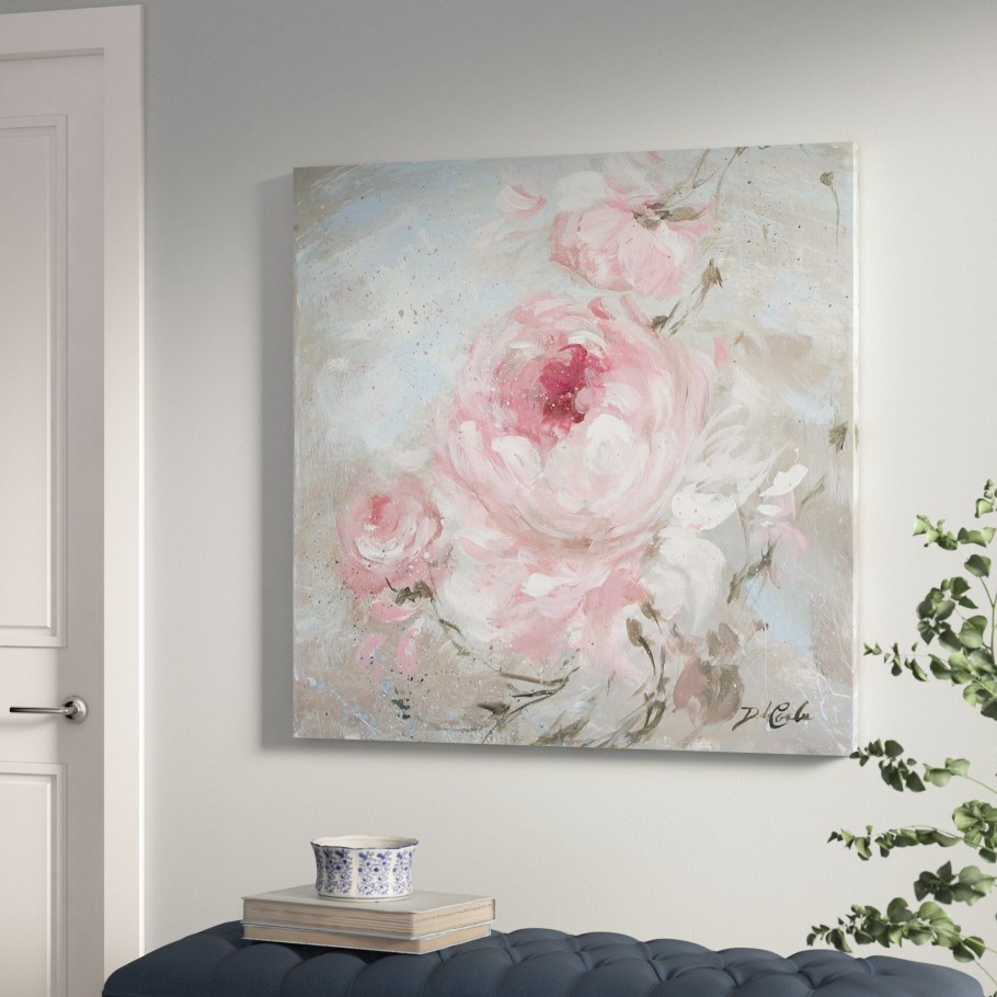 Пионы интерьерная картина
