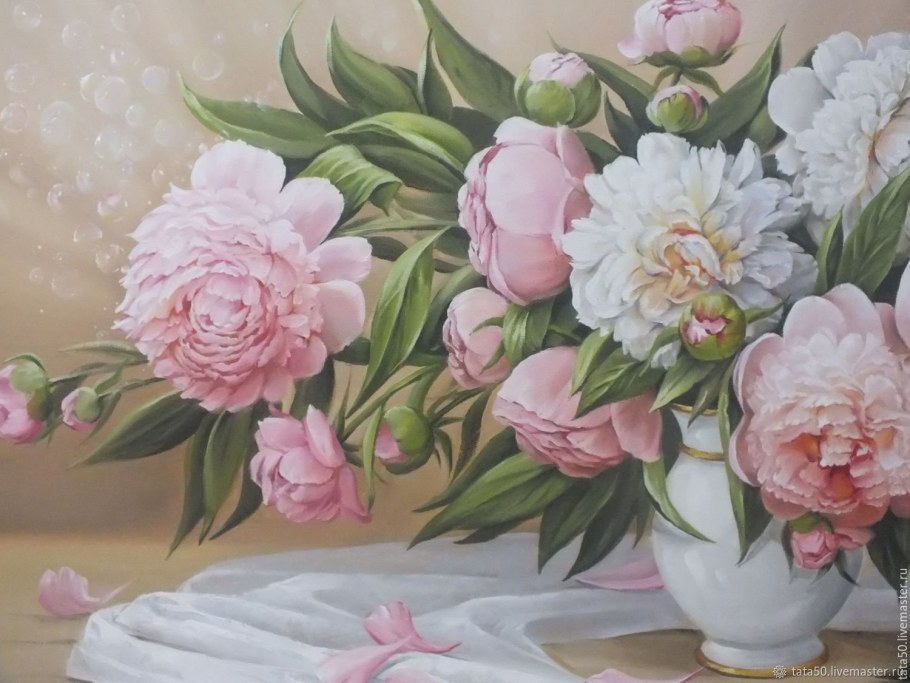 Татьяна Кулигина картины пионы