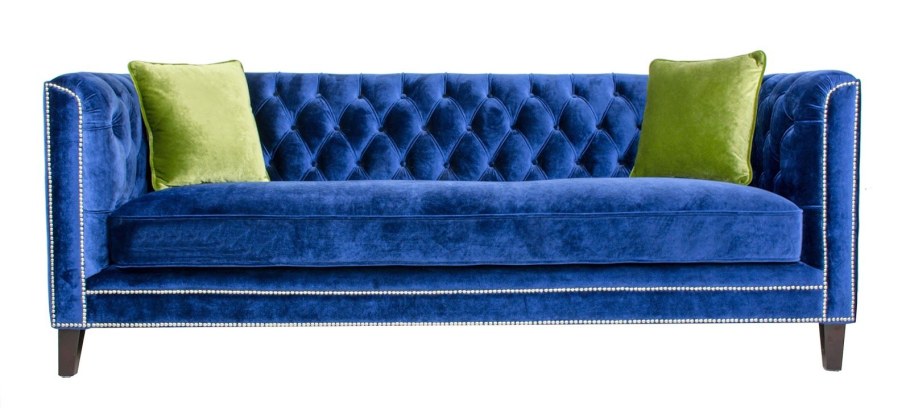 Диван прямой unico Sofa 2 Blue