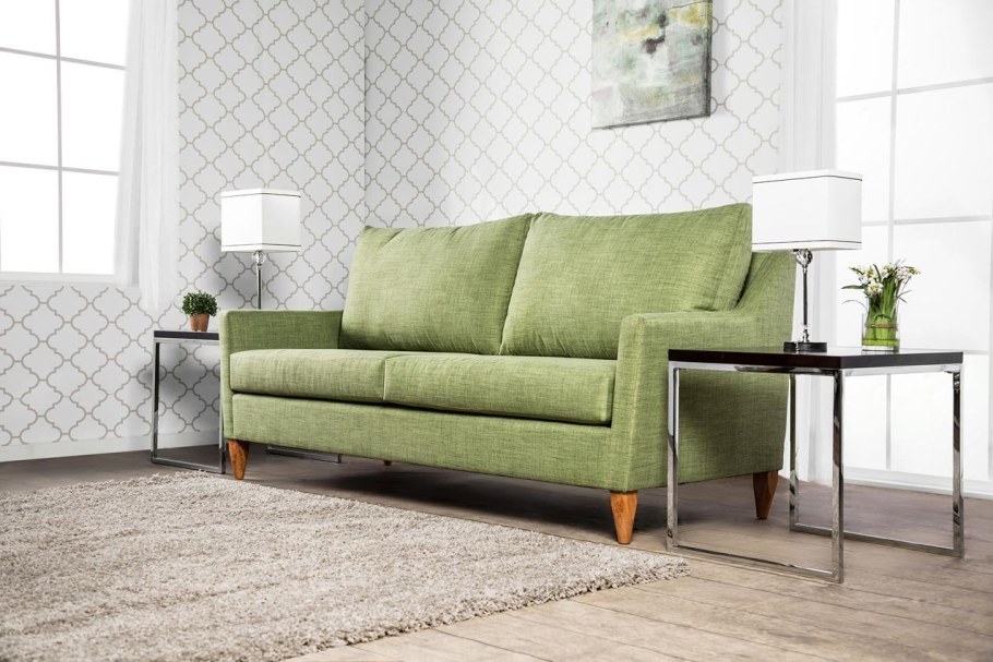 Диван eligio Sofa оливкового цвета