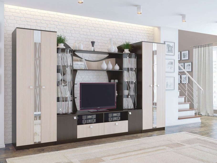 Стенка гамма 15 венге Млечный