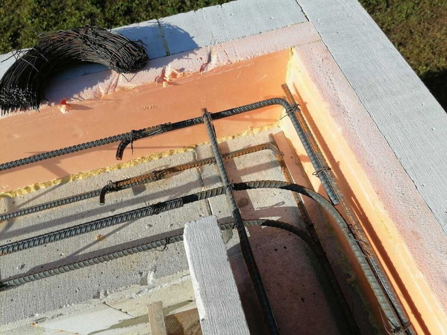 Армопояс в 2 арматуры