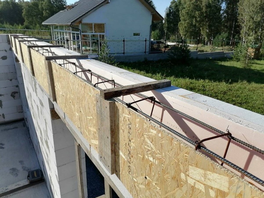 Опалубка ОСБ OSB армопояс