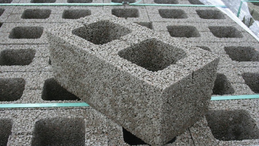 Шлакоблок двухпустотный 390х188х190