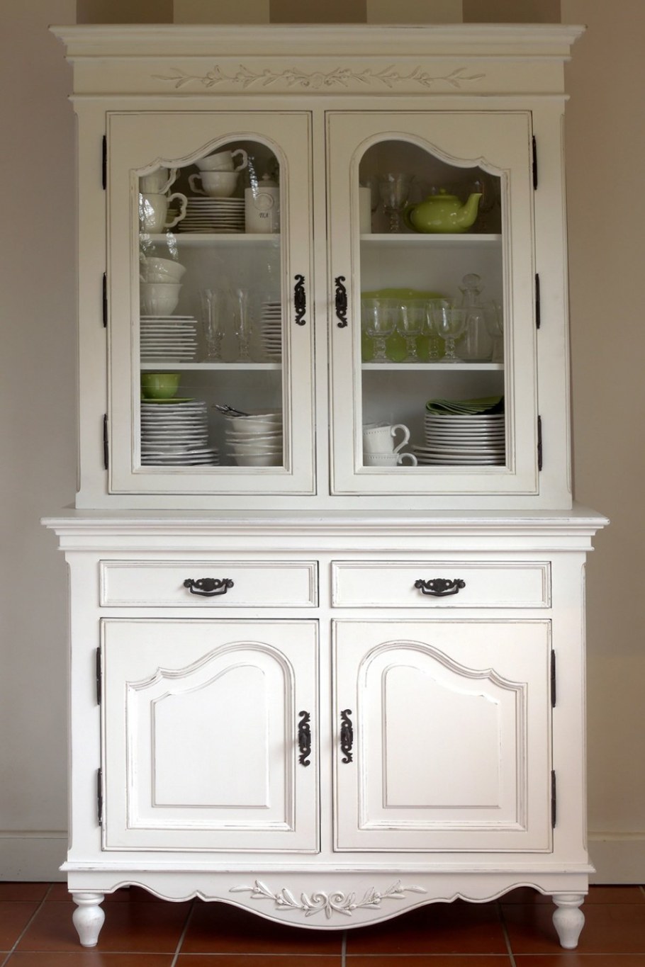 Шкаф буфет белый Прованс