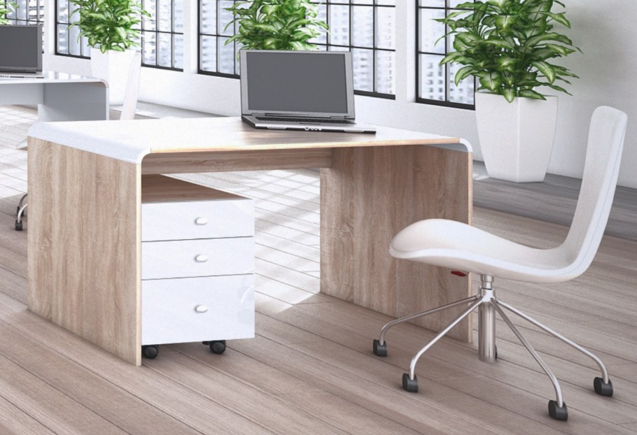 Стол письменный Vita v-1.2с (дуб сонома, 1600x700x750 мм)