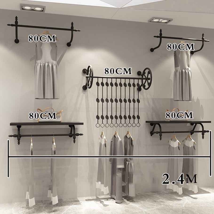 Вешалка на стену для плечиков