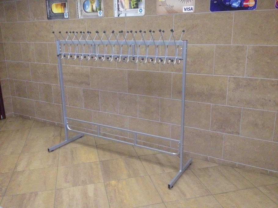 Вешалка гардеробная (на 30 крючков) ум 028