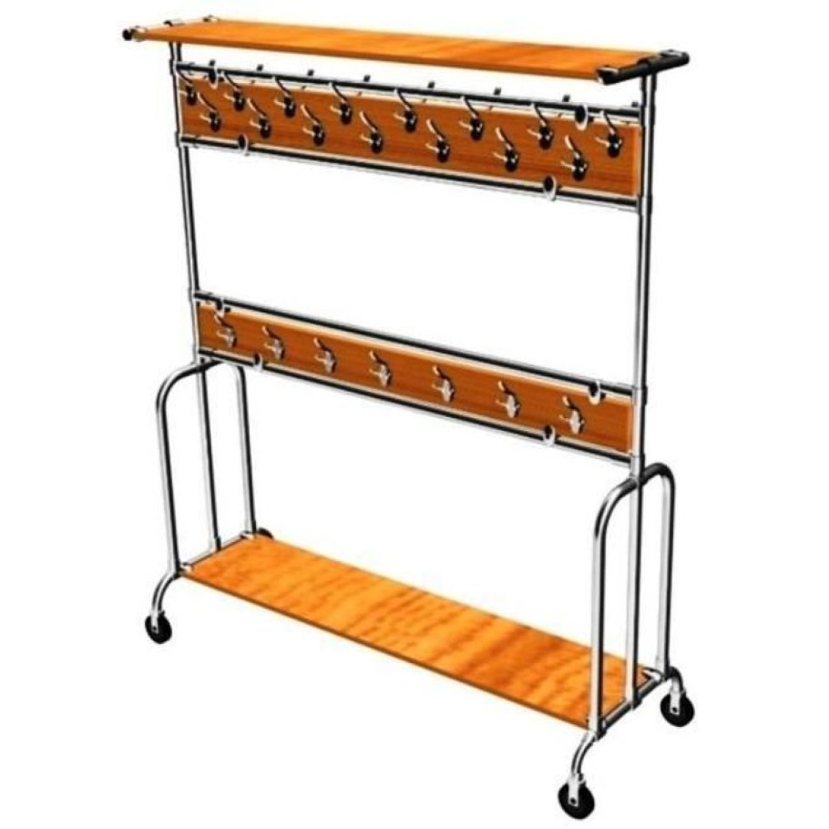 Вешалка напольная на 30 крючков 2000х600х1800