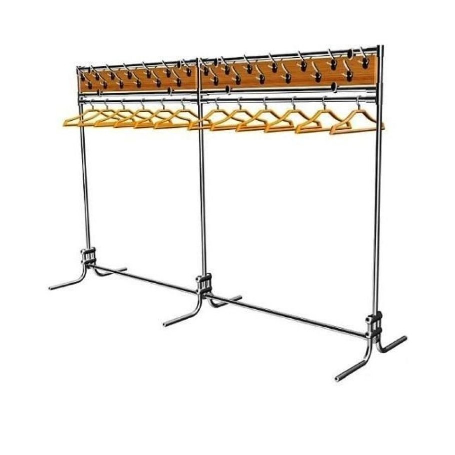 Вешалка мобильная на 20 крючков 1200х670х1750мм