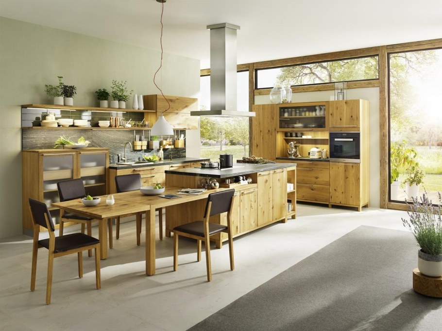 Кухонный остров дерево