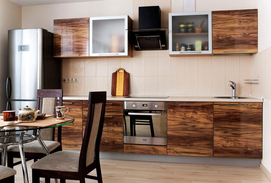 Кухонные фасады под дерево