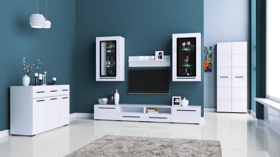 Лазурит Летиция белый глянец