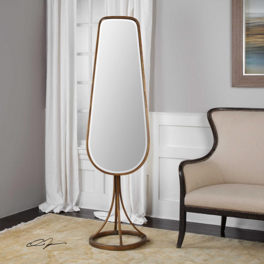 Напольное зеркало Мюрей на металлическом каркасе IMR-922233