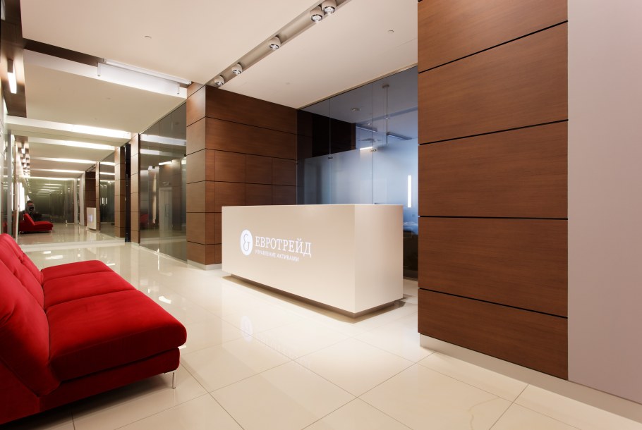 HPL панели интерьер офиса