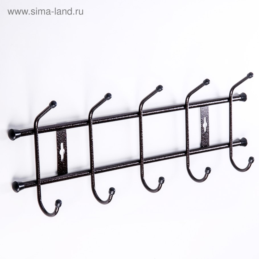 Вешалка настенная на 5 крючков Метмебель