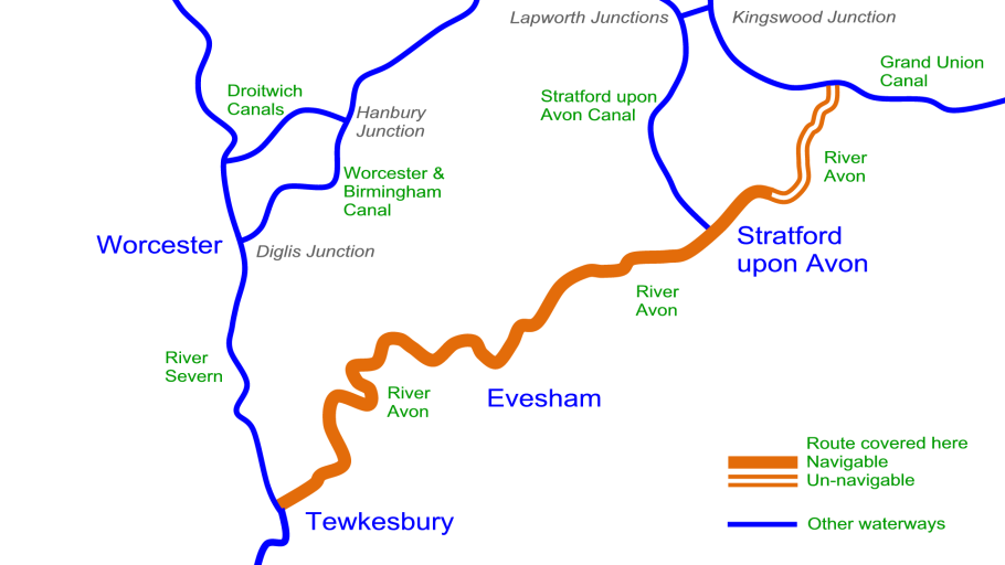 Avon River Map