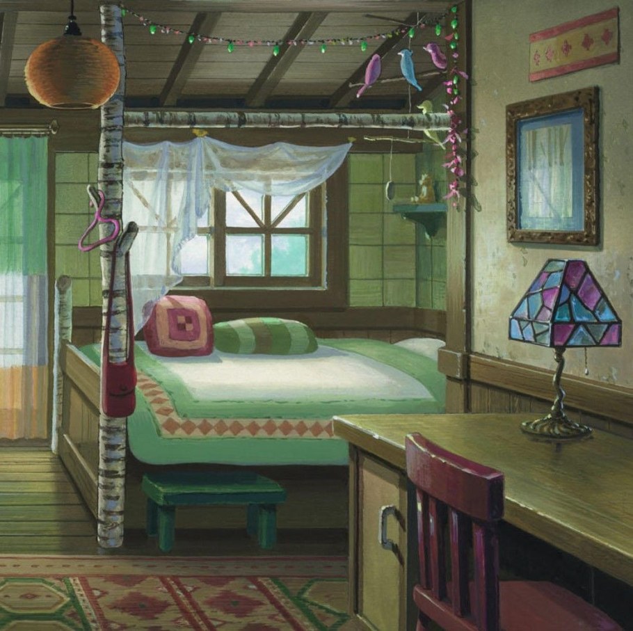 Аниме воспоминания о Марни комната