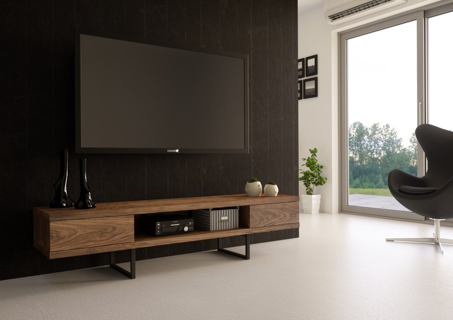 ТВ тумба икеа шпон