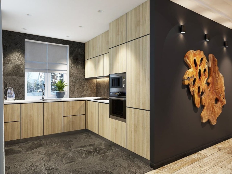 Кухонный гарнитур экостиль