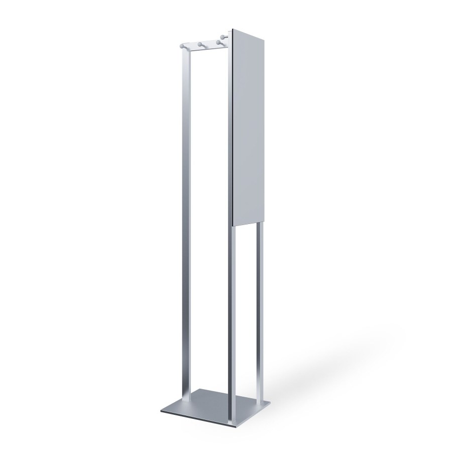 Вешалка напольная Капричо-5 зеркало в пол, металл