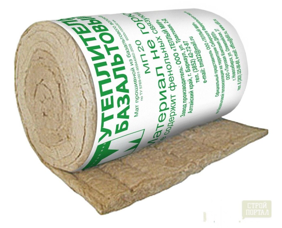 Теплоизоляционный рулонный теплоутеплитель