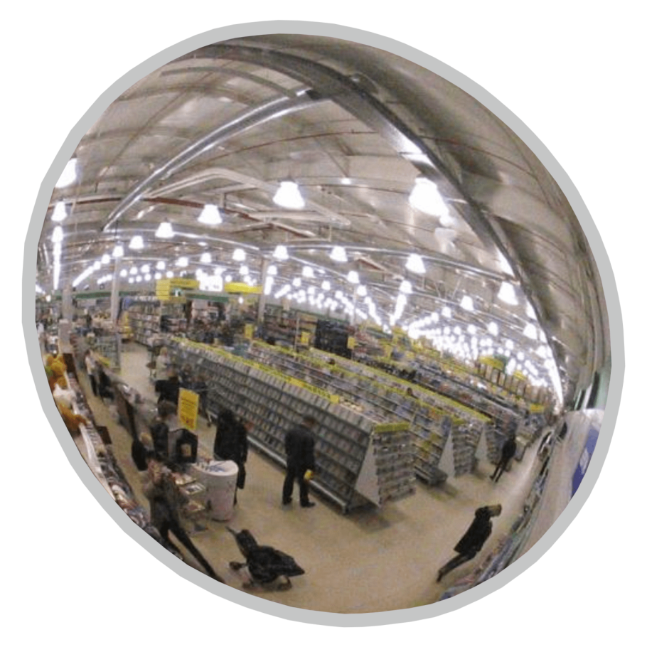 Обзорное универсальное сферическое зеркало DL-800