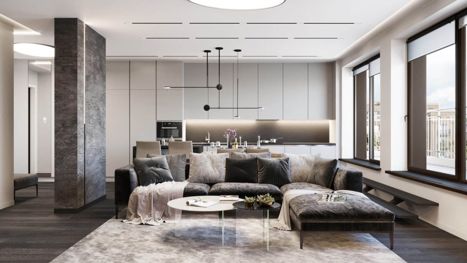 Модные гостиные 2022