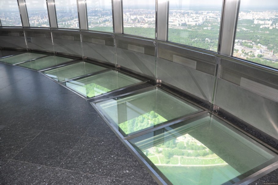 Останкинская телебашня стеклянный пол