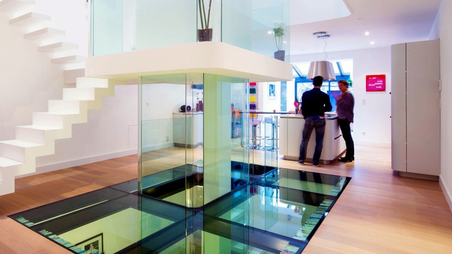 Стеклянный пол Музеефикация