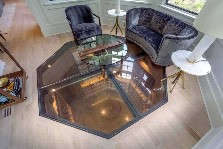 Glass on Floor